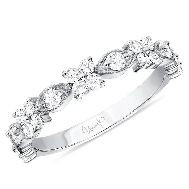 Personalized Wedding Rings For Fashion-Forward Couples-Uneek Us Collection 1-Row Wedding Ring