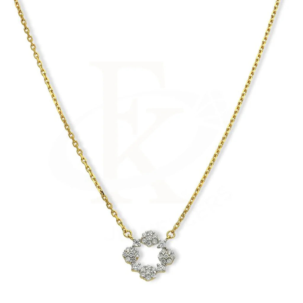 Custom Bar Necklace For Special Occasions-Sterling Silver 925 Gold Plated Necklace - FKJNKLSL2596