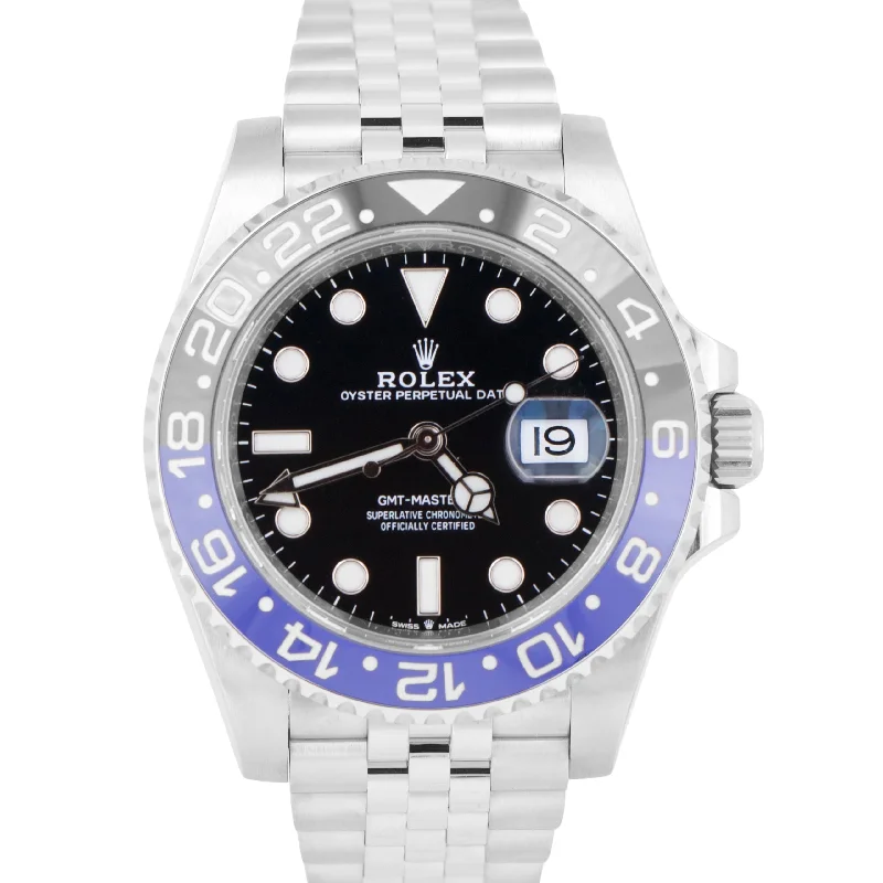 Unique Women’s Watches For Personal Style-MINT 2021 PAPERS Rolex GMT-Master II BATGIRL Blue JUBILEE 40mm 126710 BLNR BOX