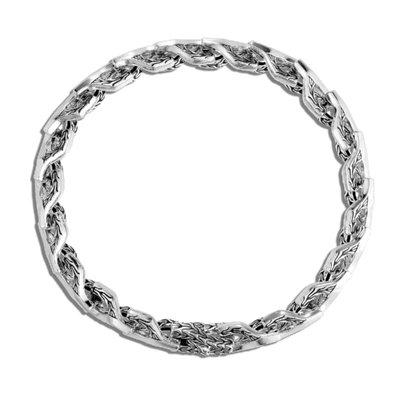 Natural Stone Bracelets For Men-Asli Classic Chain Link Silver Link Bracelet