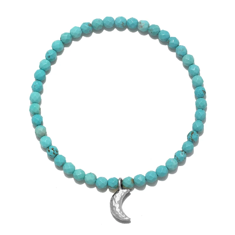 Customizable Gold Bracelets For Women-Ignite Intuition Turquoise Gemstone Bracelet