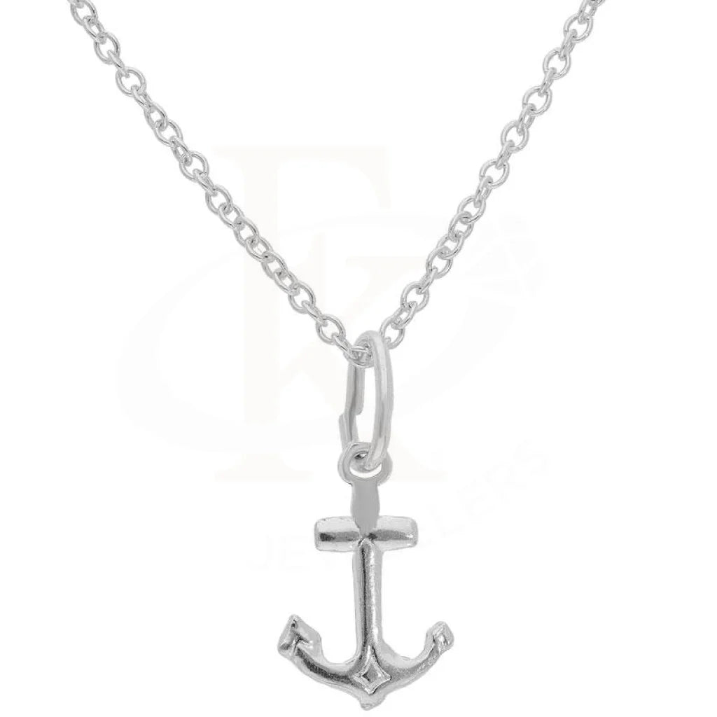 Custom Name Necklace For Anniversary Gifts-Sterling Silver 925 Necklace (Chain with Anchor Pendant) - FKJNKLSL2001