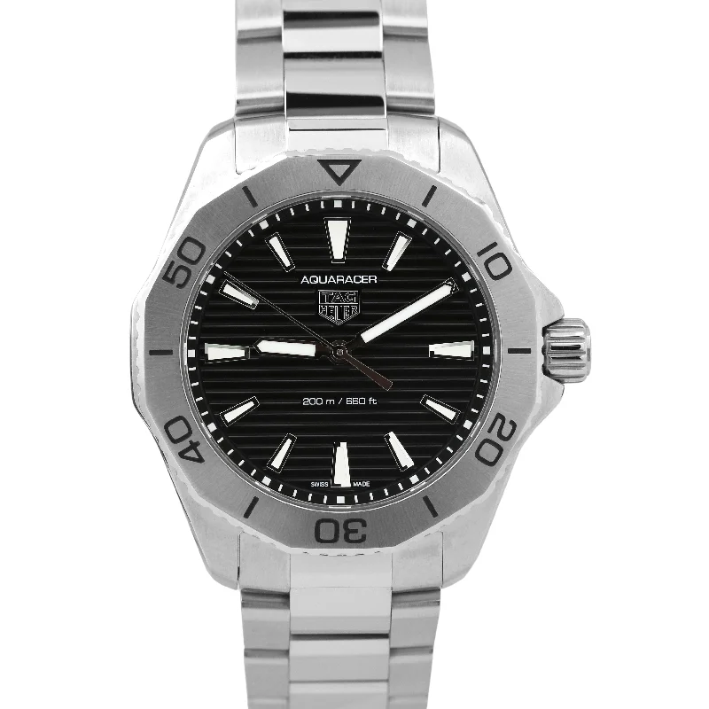 Digital Watches For Sports And Fitness-NEW Tag Heuer Aquaracer Professional 200 PAPERS Quartz 40mm WBP1110.BA0627 BOX