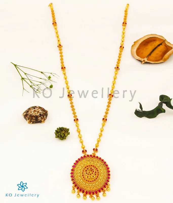 Handcrafted Gold Necklace For Weddings-The Atman Silver Peacock Necklace