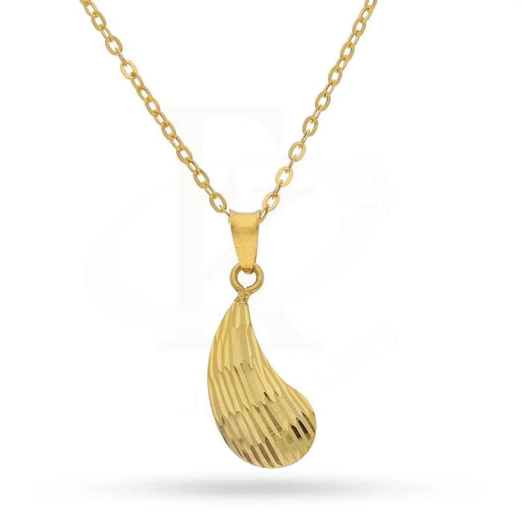 Personalized Initial Necklace For Custom Style-Gold Necklace (Chain with Pendant) 18KT - FKJNKL1209