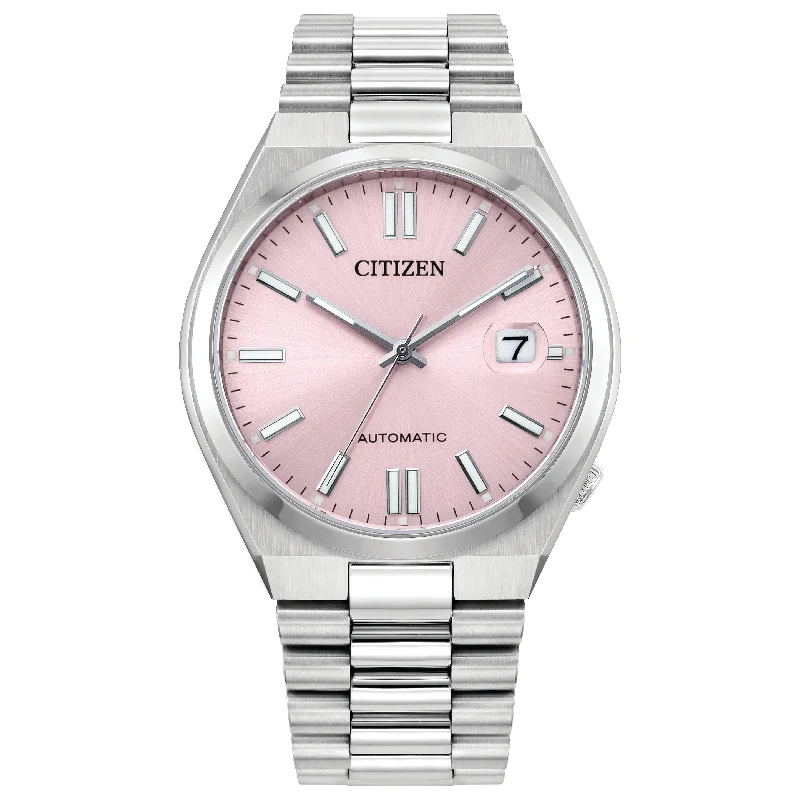 Affordable Watches With Stainless Steel Cases-Citizen Automatic Tsuyosa NJ0200-50Z