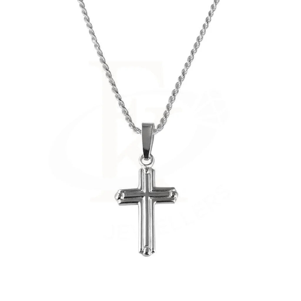 Custom Name Necklace For Gift Giving-Sterling Silver 925 Necklace (Chain with Cross Pendant) - FKJNKL1706