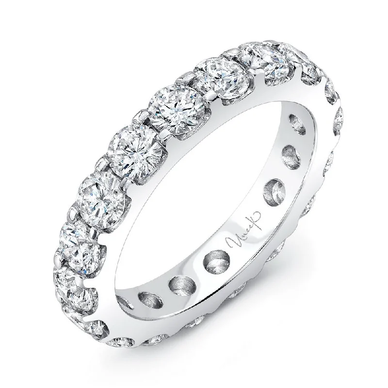 Classic Wedding Rings With Diamond Accents-Uneek Round Diamond Eternity Band