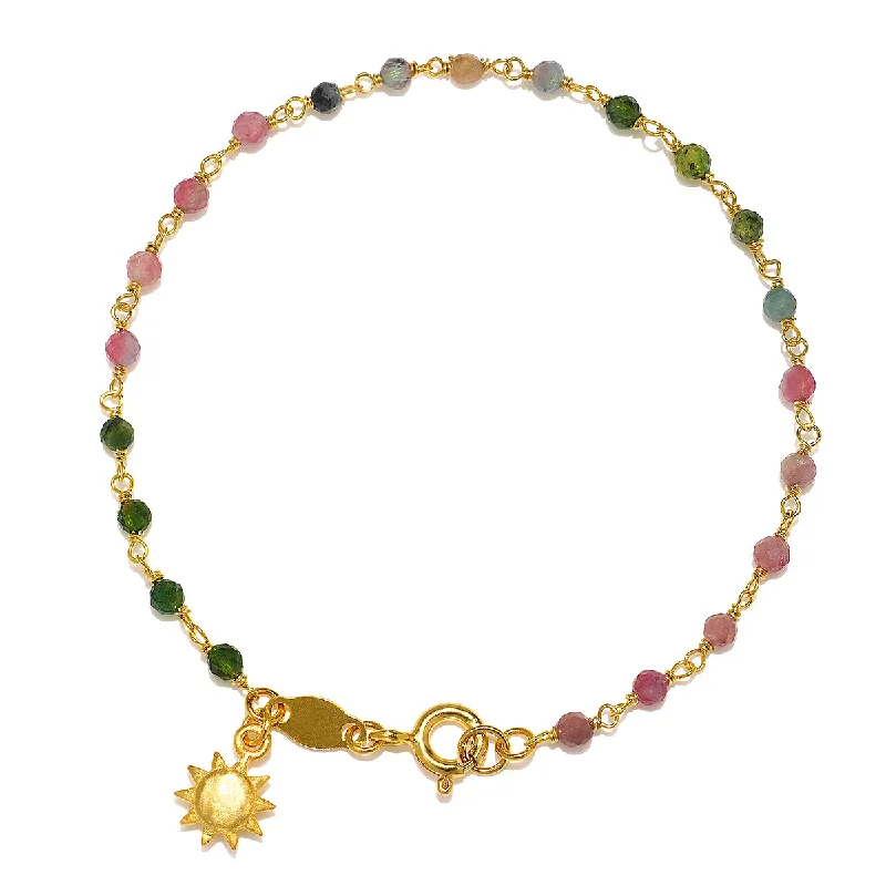 High-End Gemstone Bracelets For Gifts-Abundant Joy Tourmaline Gemstone Bracelet